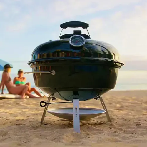 Slow ‘N Sear Travel Kettle Угольный гриль 47 см, чёрный