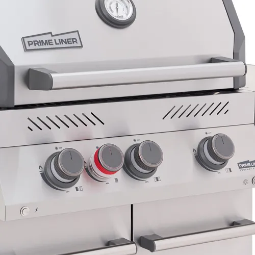 PRIMELINER S class 3B комплектация DELUXE, газовый гриль нержавеющая сталь