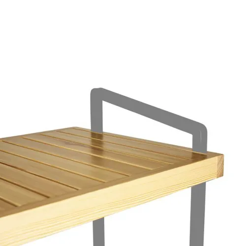 Advance Frame wood стеллаж 5 полок (серый)