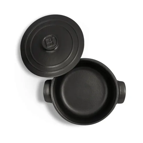 Emile Henry Кокотница для запекания, 0,55л, Solo (цвет опал, базальт)