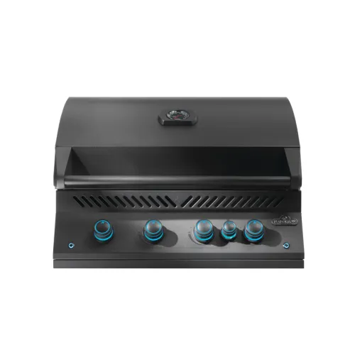 Napoleon BIG-32 встраиваемый газовый гриль с вертелом, черный