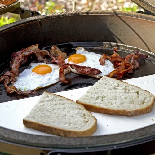 Big Green Egg Керамический гриль размер M с модульной подставкой