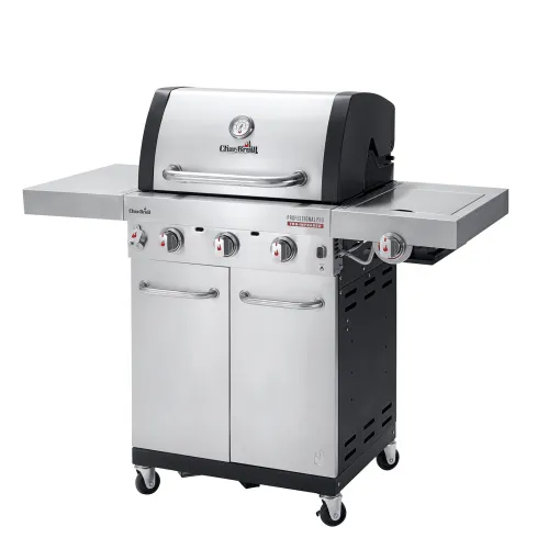Char-Broil Professional PRO 3S 3-х горелочный, газовый гриль нержавеющая сталь