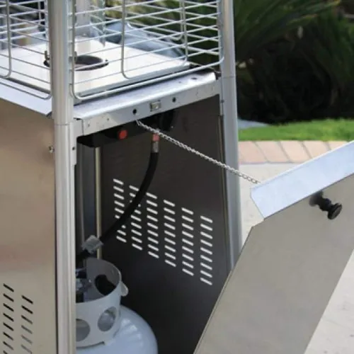 МастерЛето Уличный газовый обогреватель МЛ5, черный