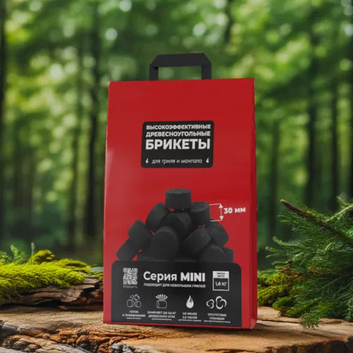 BRIQCOAL Угольные блоки BriqMINI 1,8 кг