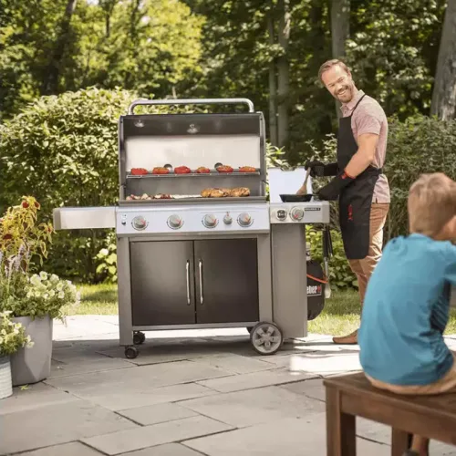 Weber Genesis II EP-435 GBS газовый гриль, черный