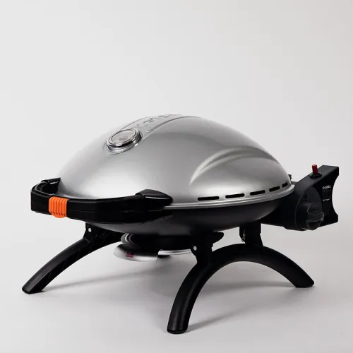 Pro Iroda O-GRILL 900MT bicolor гриль газовый переносной, черный-серебрянный + адаптер А