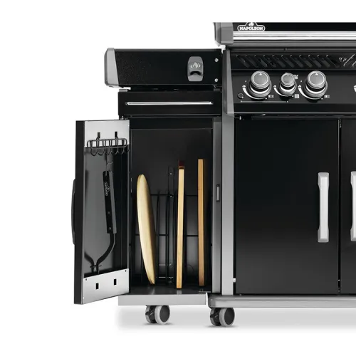 Napoleon Тумба для хранения аксессуаров для грилей Rogue (черная)