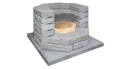 Grillit Костровой очаг с решеткой, графит