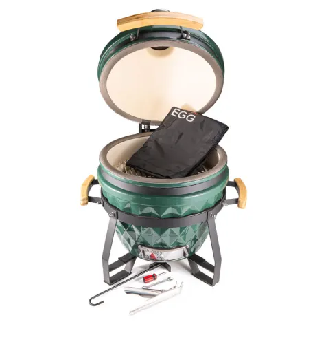 Diamond Egg Керамический гриль, размер S, зеленый