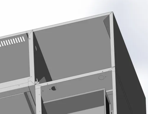 Модульные кухни Соединительная панель перехода на угол 90 градусов