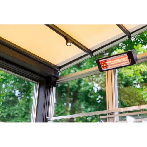 Heliosa Hi Design 44FMOB Инфракрасный обогреватель 2000 Вт, черный