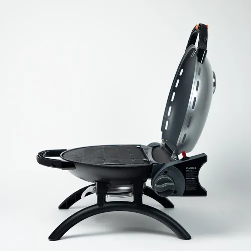 Pro Iroda O-GRILL 500M bicolor гриль газовый переносной, черный-серебряный+ адаптер А