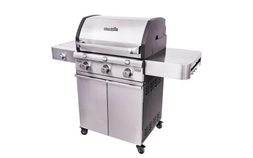 Char-Broil Platinum 3-х горелочный, газовый гриль, нержавеющая сталь
