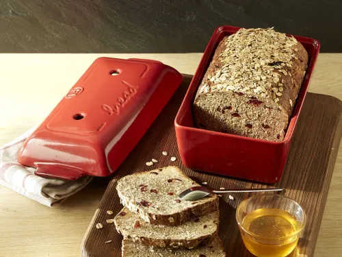 Emile Henry Форма для выпечки хлеба 24x15x12,5 cм, цвет: гранат