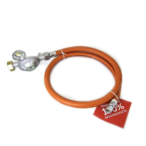 HPC Комплект подключения для газового гриля и BBQ с редуктором IGT - 1/4" - 1 м