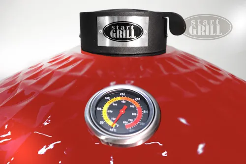 Start Grill PRO Керамический гриль, 61 см (24 дюйма), красный
