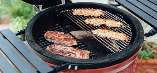 Kamado Joe Big Joe II Red Керамический гриль размер XL