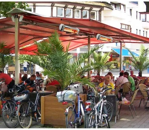 Heliosa Hi Design 77B20T Инфракрасный обогреватель 2000 Вт, белый, с пультом