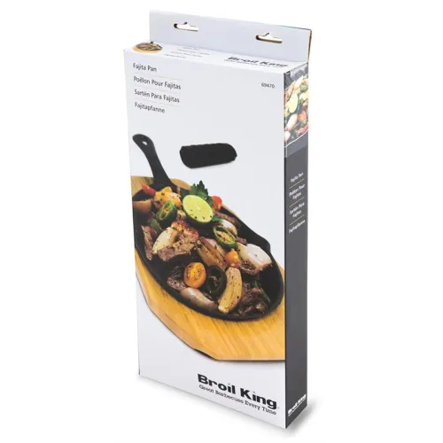 Broil King Сковорода чугунная (в комплекте: доска, прихватка)