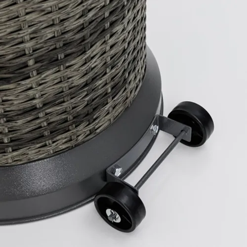 Stalleh (Ställeh) Уличный газовый обогреватель Kotte (Серый Ротанг)