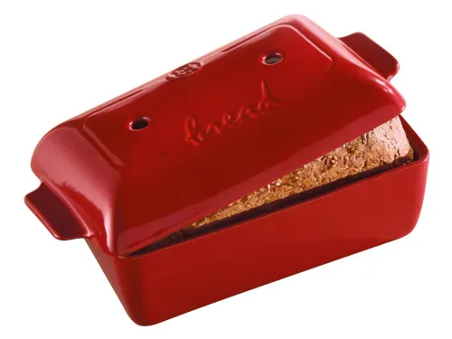 Emile Henry Форма для выпечки хлеба 24x15x12,5 cм, цвет: гранат