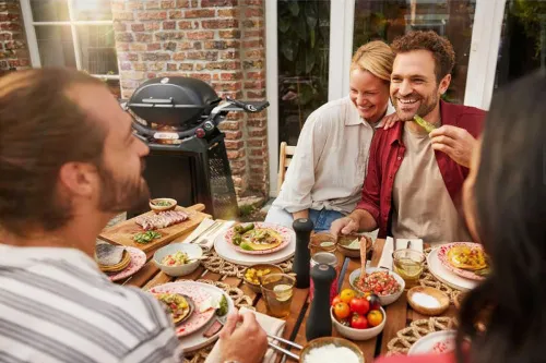 Weber Q-3200N гриль газовый с тележкой премиум-класса