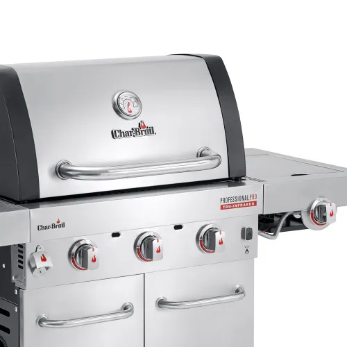 Char-Broil Professional PRO 3S 3-х горелочный, газовый гриль нержавеющая сталь