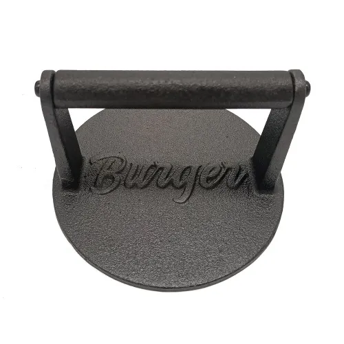 Steven Raichlen Чугунный гриль-пресс круглый бургер (Barbecue Masters)