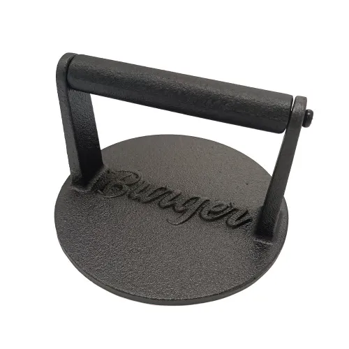 Steven Raichlen Чугунный гриль-пресс круглый бургер (Barbecue Masters)