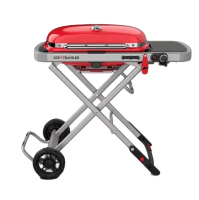 Weber Traveler гриль газовый портативный, красный