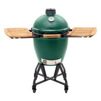 Big Green Egg Керамический гриль размер L с откидными столиками и на подставке