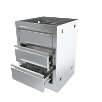 Тумба универсальная с 2 выдвижными ящиками и фальш-панелью 860 мм