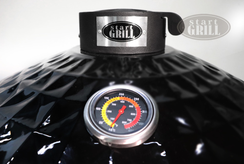 Start Grill PRO Керамический гриль, 61 см (24 дюйма), черный
