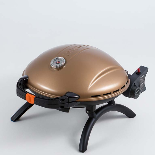 Pro Iroda O-GRILL 900MT bicolor гриль газовый переносной, черный-золотой + адаптер А