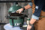 Big Green Egg Керамический гриль размер Mini с подставкой