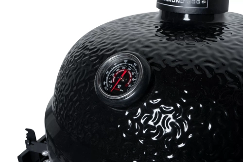 DIAMOND EGG DREAM Керамический гриль со столиками и ножками, 71,5 см, черный (DEEP BLACK)