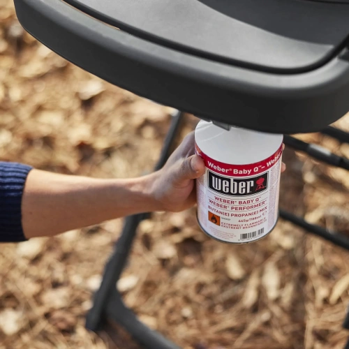 Weber Traveler гриль газовый портативный, синий