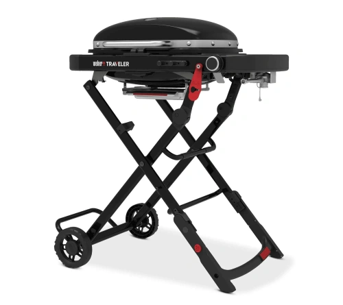 Weber Traveler Compact гриль газовый портативный, черный