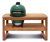 Big Green Egg Керамический гриль размер L со столом из лиственницы