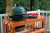 Big Green Egg Керамический гриль размер L со столом из лиственницы