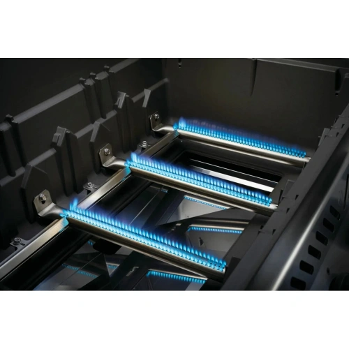 Napoleon Rogue PRO-S 625 газовый гриль, черный (с ИК горелкой 3/3)