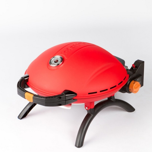 Pro Iroda O-GRILL 800T гриль газовый переносной красный + адаптер А