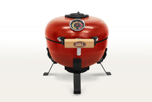 Start Grill Керамический гриль TRAVELLER, 30,5 см (12 дюймов), красный