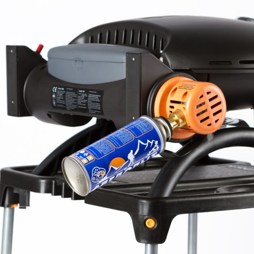 Pro Iroda O-GRILL 800T гриль газовый переносной черный + адаптер А