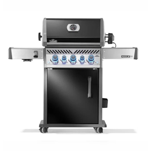 Napoleon Rogue PRO-S 425 газовый гриль, черный (с ИК горелкой 3/3, задней горелкой и вертелом в комплекте) NEW 2025