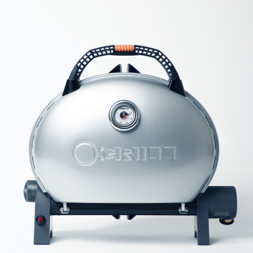 Pro Iroda O-GRILL 500M bicolor гриль газовый переносной, черный-серебряный+ адаптер А