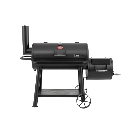 Char-Griller Grand Champ Barrel Grill and Offset Smoker Угольный гриль-коптильня