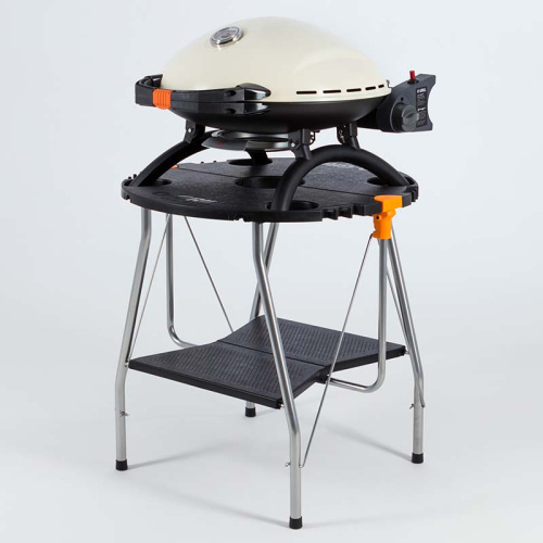Pro Iroda O-GRILL 900MT bicolor гриль газовый переносной, черный-кремовый + адаптер А