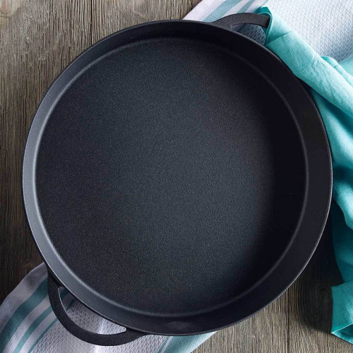Big Green Egg Сковорода чугунная для гриля L/M/S/MX, круглая, 2 ручки, D260 мм
